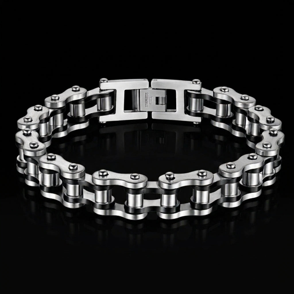 Bike Chain - Silver/Black