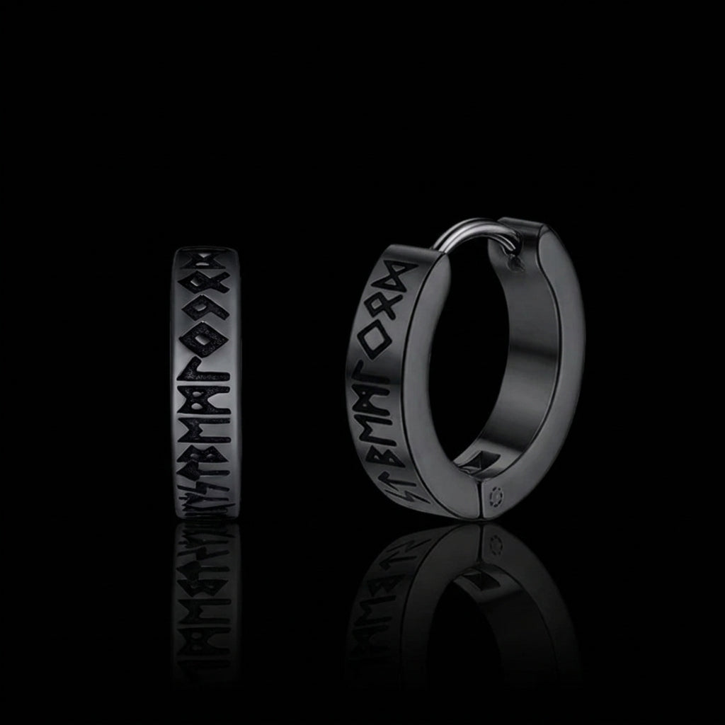 Rune Hoop - Black