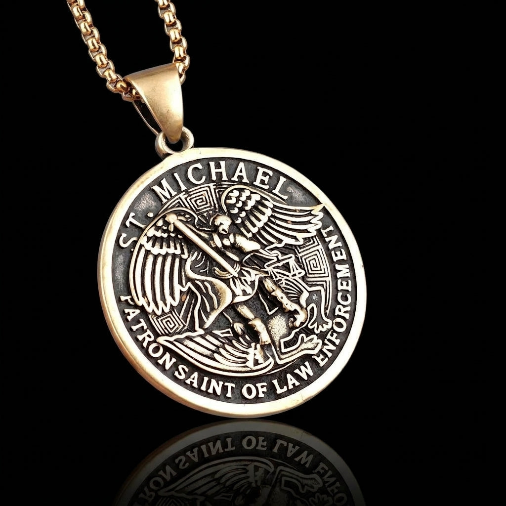 St. Michael Lawkeeper - Gold